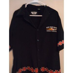 Men's Suck Bang Blow Button down Shirt Medium